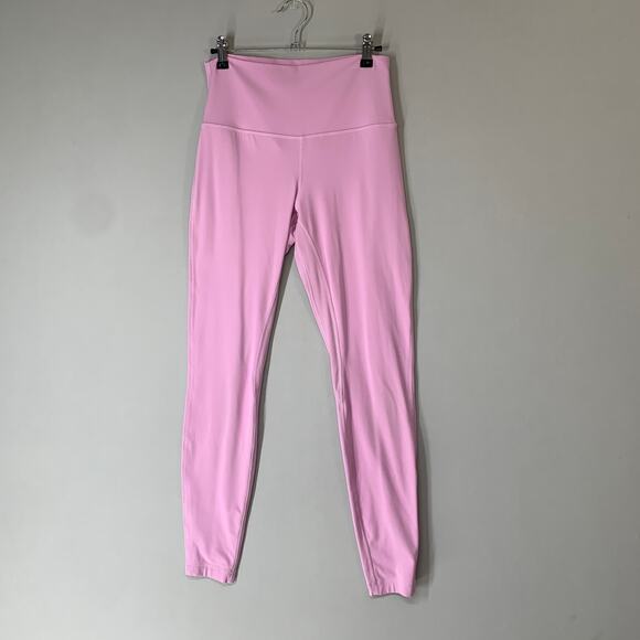 lululemon athletica Pants - Lululemon Women Leggings 8 Pink Lilac High Rise Active Full Length Yoga 28
